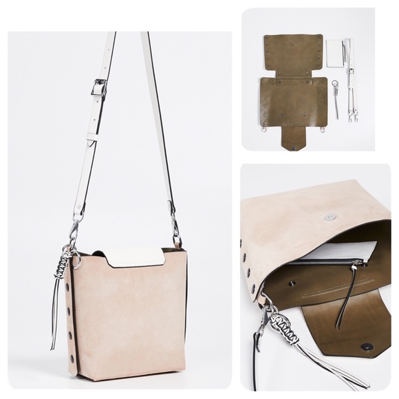 SOLD NWT Rag&Bone Atlas Bucket Bag in nude - Picture 8 of 8